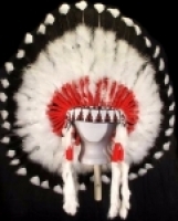 Coiffe indienne Navajo de 36 pouces  Made in USA ( Mod. SMOKE SIGNAL ) 