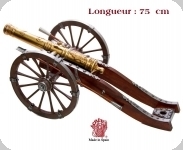 Canon Français Louis XIV  18 ème   
(Réplique de 75 cm)  