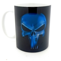 Mug logo punisher bleu  
