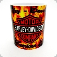 Mug Harley Américan légende Enflammé  