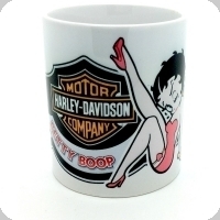 Mug Betty Boop Harley Davidson   