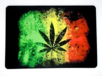 Tapis de souris 
«  Drapeau feuille Cannabis » 