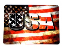 Tapis de souris  
« USA sur Drapeau américain » 