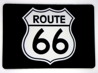 Tapis de souris « Route 66 blanc » 