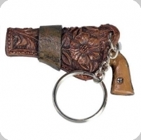 Porte clef pistolet cow boy -  western 