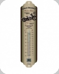 Thermomètre Vintage Harley Davidson 
beige de 28 cm 