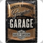 Plaque métal vintage Harley Davidson 
Garage Edition Limité  de 40 x 30 XL  