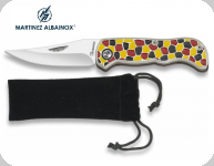 Couteau Pliant de poche 
design Mosaique  Lame de 6.5 cm  
