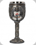 Calice ( ciboire, verre ) Templier de 19.5 cm 