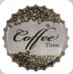Capsule Métal Vintage Coffe Time  