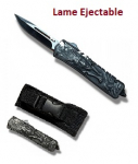 Couteau  Automatique (éjectable)  
décoré Lou 3D 
