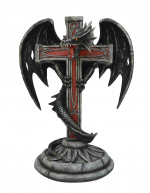 Dragon Ispar avec croix templière  
de 45 cm  